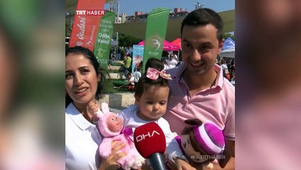 İstanbul "Ödüllü Emekleme Olimpiyatları" neşeli anlara sahne oldu