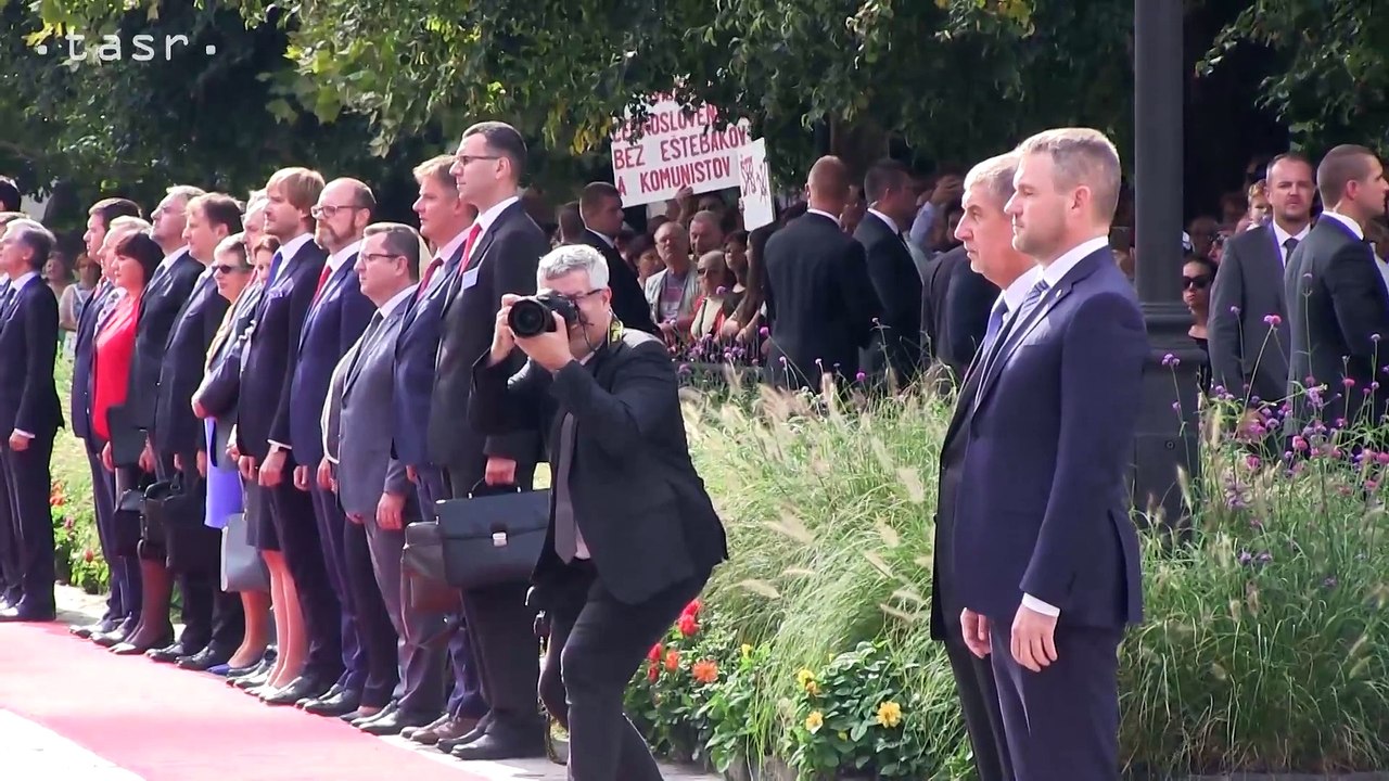 KOŠICE: Slávnostný uvítací ceremoniál spoločného rokovania členov vlád Slovenskej republiky a Českej republiky