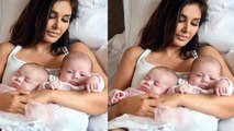 Lisa Ray announces birth of twin daughters, Photo goes VIRAL| FilmiBeat