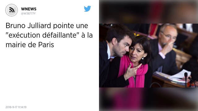 Bruno Julliard, premier adjoint à la maire de Paris, démissionne en raison de « vifs désaccords ».