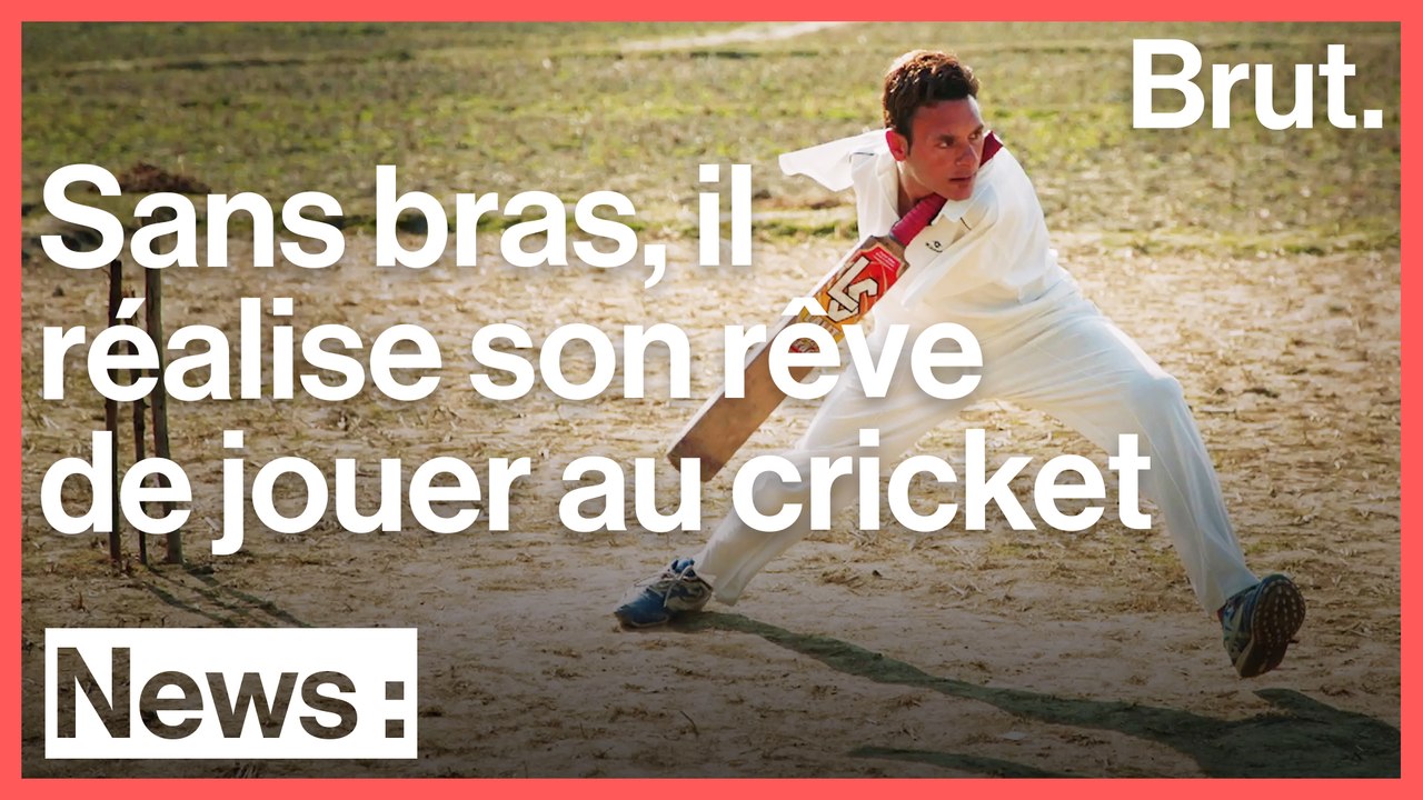 Il joue au cricket sans bras