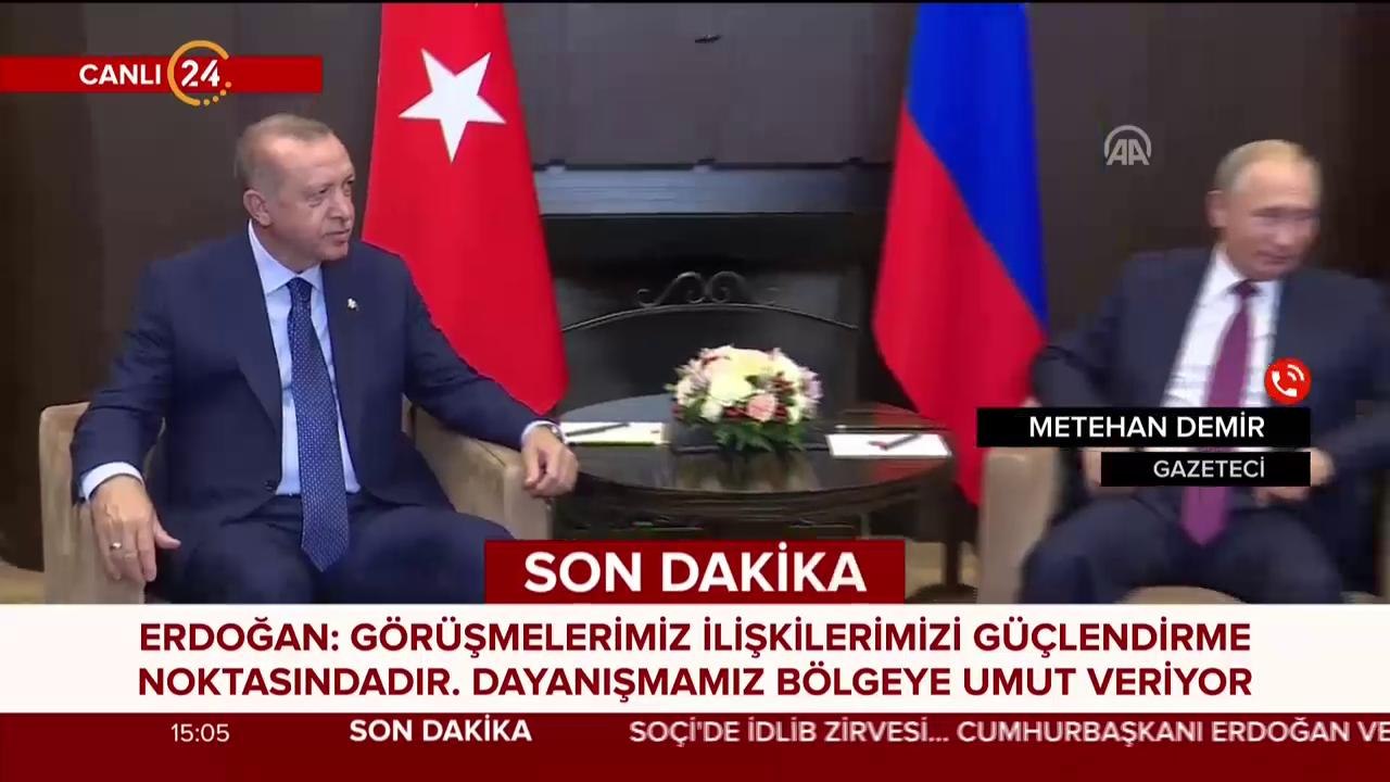 Soçi'de İdlib zirvesi