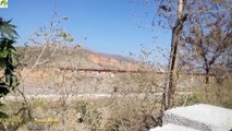 Hazara Express Passing Railway Bridge over Harro River Taxila