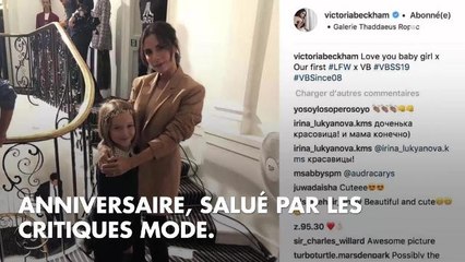 PHOTOS. La famille Beckham au grand complet pour soutenir Victoria Beckham lors de son défilé