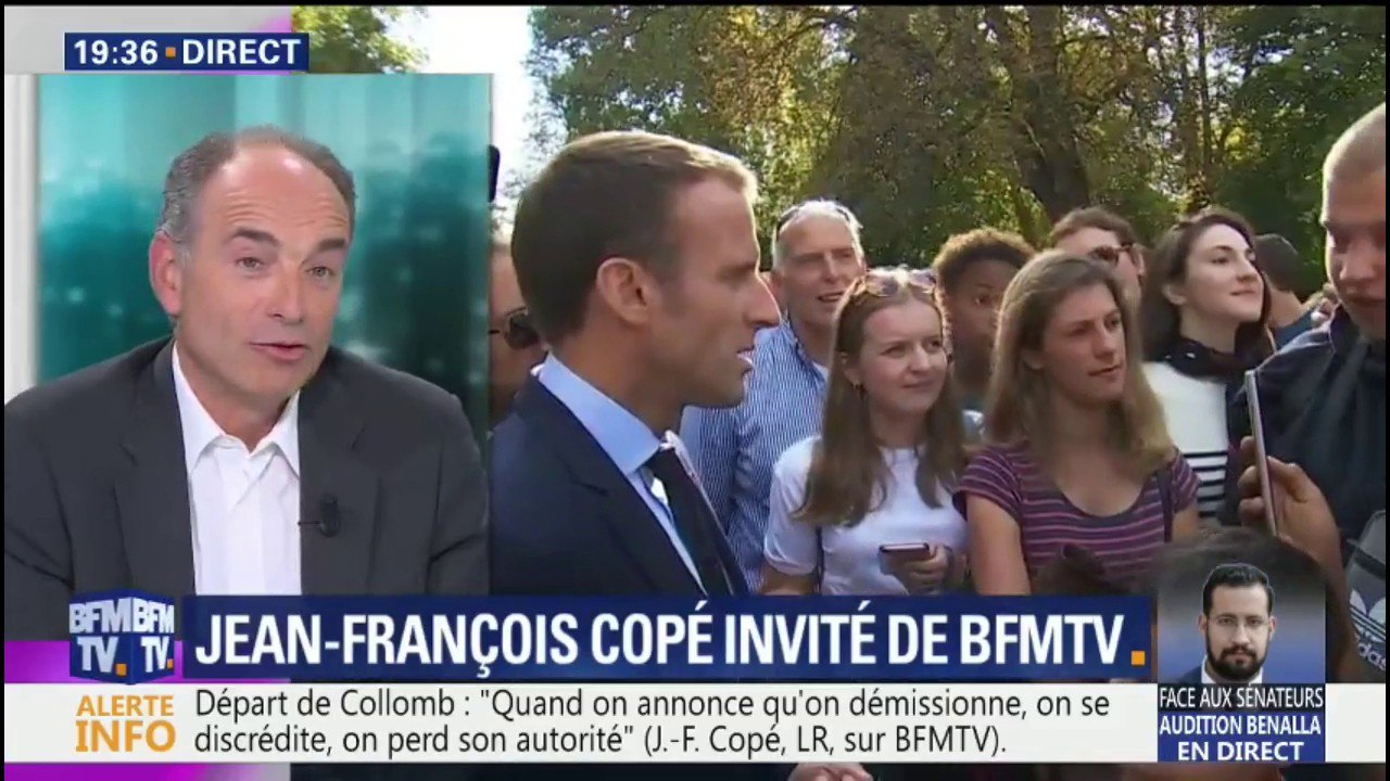 Pour Jean-François Copé, Macron "devrait prendre un petit peu de temps, avoir un peu d'empathie" lorsqu'il parle aux gens