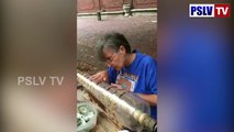 An old lady plays a very old musical instrument glass Armonica beautifully | PSLV TV