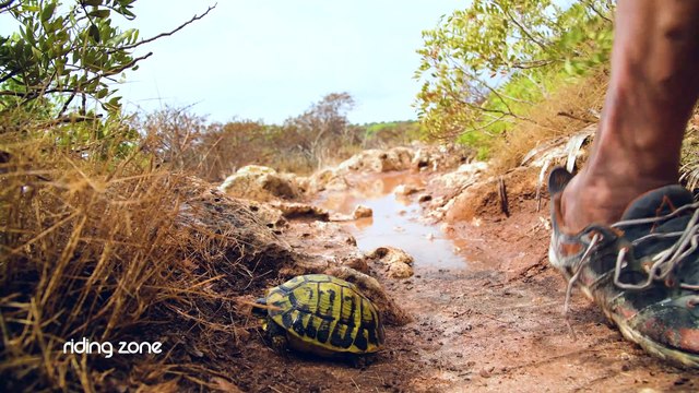 France O diffuse les images des défis exceptionnels d'un grimpeur handicapé dans le magasine Riding Zone, demain matin à 8h45 et dimanche prochain à 11h
