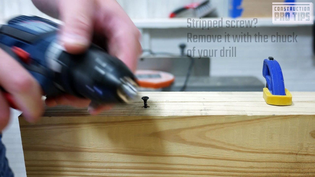 Pro Tip: Remove a Stripped Screw