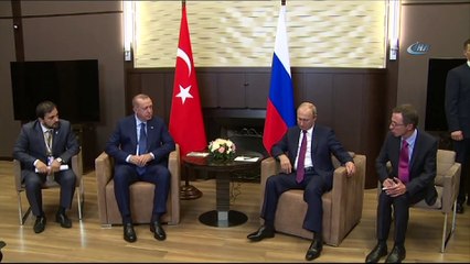 Erdoğan - Putin Görüşmesi Başladı- “Soçi’den Çıkacak Açıklama İnanıyorum Ki Bölgede Çok Daha Farklı Bir Umut Olacaktır”