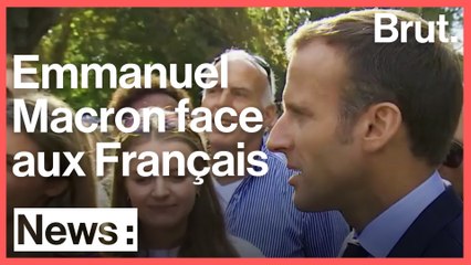 Emmanuel Macron face aux Français