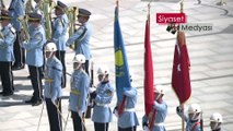 Ankara Cumhurbaşkanı Kazakistan Cumhurbaşkanı karşılama töreni