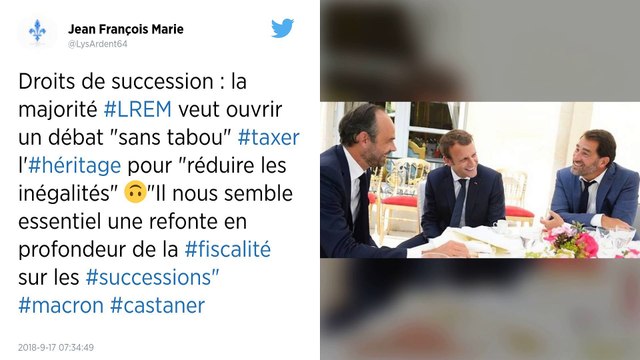 Droits de succession : la majorité veut une « réflexion sans tabou .