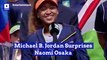 Michael B. Jordan Surprises Naomi Osaka