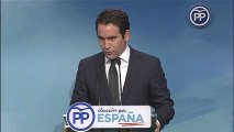 El PP cree que eliminar aforamientos es para beneficiar a golpistas catalanes