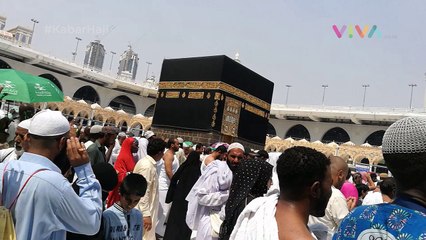 Video Suasana Jemaah Berebut Salat di Hijr Ismail