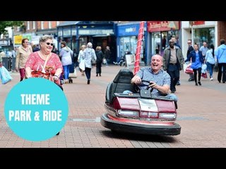 Wacky inventor converts fairground DODGEM into a car using engine from a mobility scooter