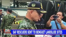 SAF rescuers sent to Benguet landslide sites
