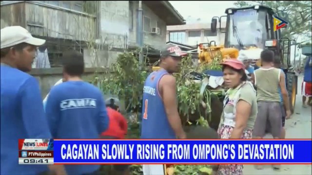 Cagayan slowly rising from Ompongs's devastation