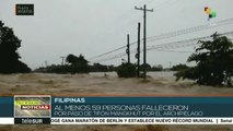 Confirman autoridades filipinas 59 muertos tras paso de tifon Mangkhut