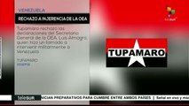Tupamaro rechaza injerencia de la OEA