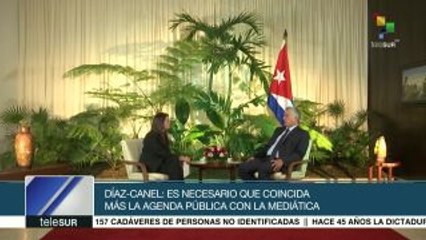 Afirma pdte cubano que la prensa de su país ha defendido la Revolución