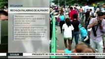 Gobierno ecuatoriano rechaza declaraciones de Luis Almagro