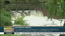 En EE.UU. mantienen alerta por fuertes lluvias que provocará Florence