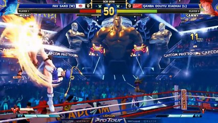 SCR 2018 - SFV GRAND FINALS - Sako (Menat) vs. Xiaohai (Cammy)
