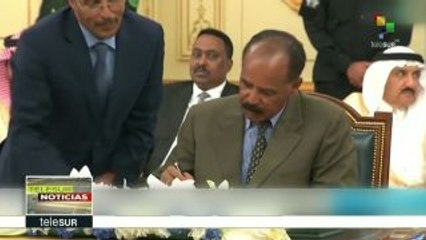 Eritrea y Etiopía firman acuerdo de paz y restablecen relación mutua