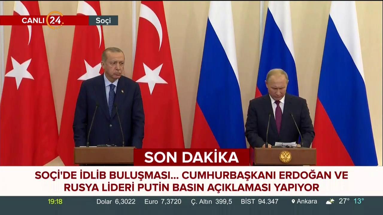Soçi'de İdlib buluşması