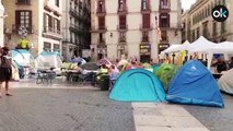 Acampada en plaza Sant Jaume