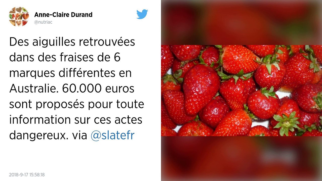 Après les fraises, des bananes contaminées par des aiguilles métalliques en Australie.
