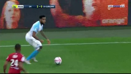 marseille vs guingamp 4-0 buts et résumé