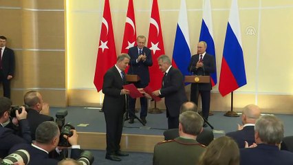 Türkiye ve Rusya'dan 'İdlib' için mutabakat zaptı - SOÇİ