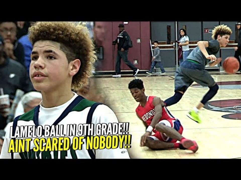 LaMelo Ball In 9th Grade!! ONLY 13 Years Old &...