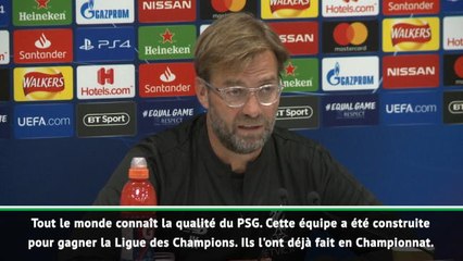 Groupe C - Klopp : "Paris est l'un des favoris de la compétition"