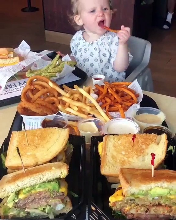 So cute baby hungry