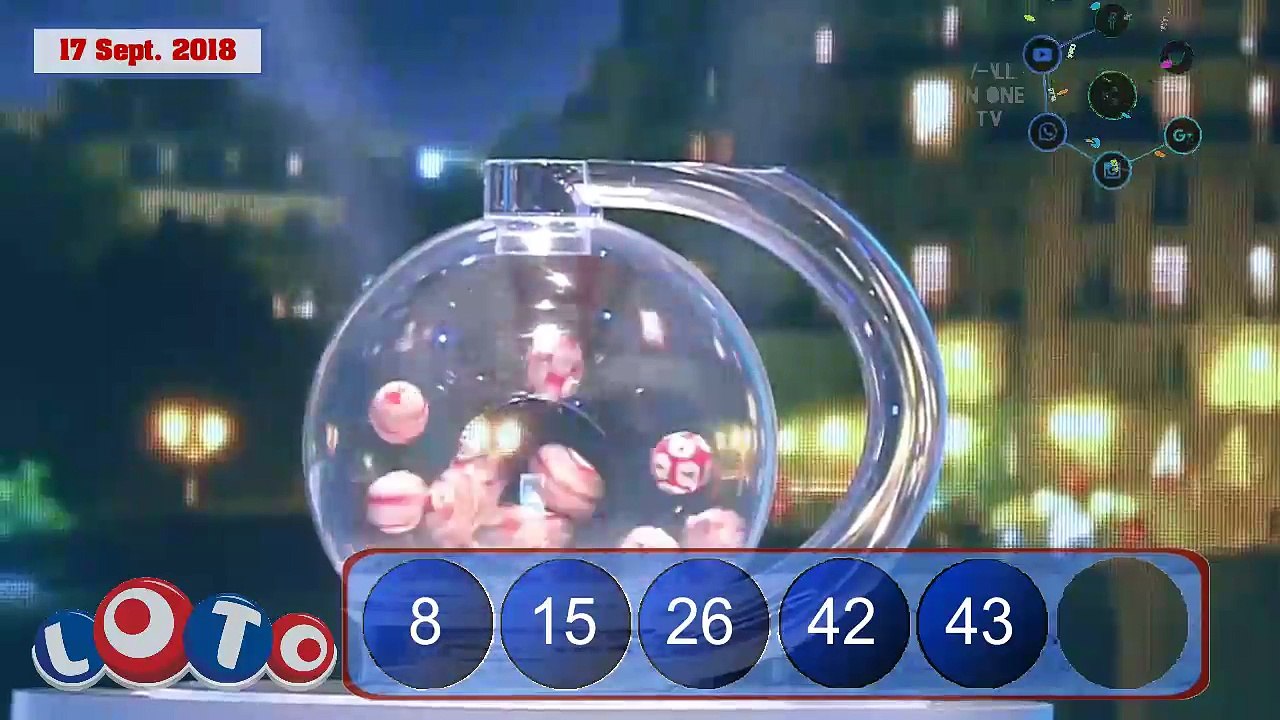 Loto : le tirage du 17 septembre 2018 | 2 000 000€ + 10 codes à 20 000