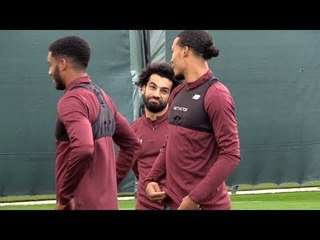 Liverpool Training Ahead Of PSG Champions League Clash