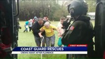 Coast Guard Helps Victims Trapped in Flood Waters After Florence