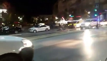Vetura godet një këmbësor në Prishtinë