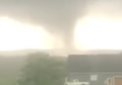 Tornado Swirls Near Richmond, Virginia