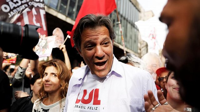 Haddad destaca-se em segundo lugar nas sondagens