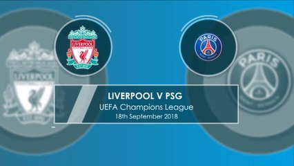 Liverpool v PSG - head to head