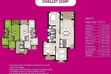 Chalet pools   sea view for Sale in The Shore North coast