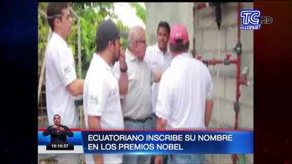 ¿Quién es el ecuatoriano nominado a un premio Nobel?