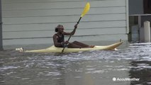 Devastating flooding in Conway, South Carolina