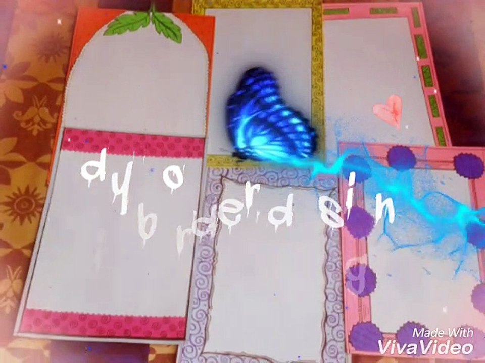 art cafe diy border design 1