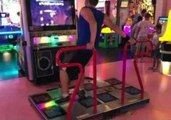 Competitive Dancer Shows Off Moves Inside San Diego Arcade