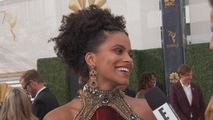 Zazie Beetz Gets Starstruck at the 2018 Emmys